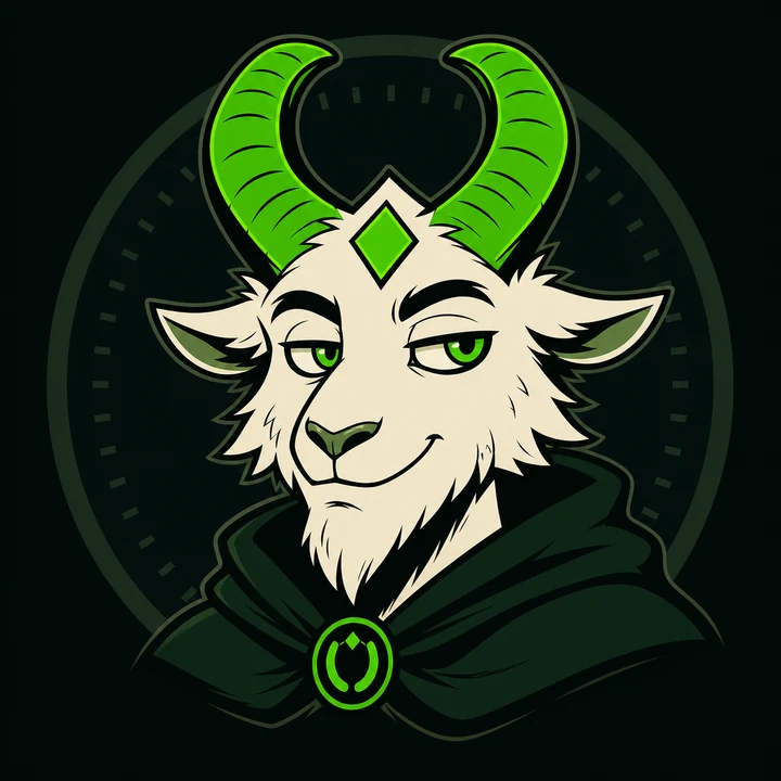 GOATHkeeper, the Green Oath mascot